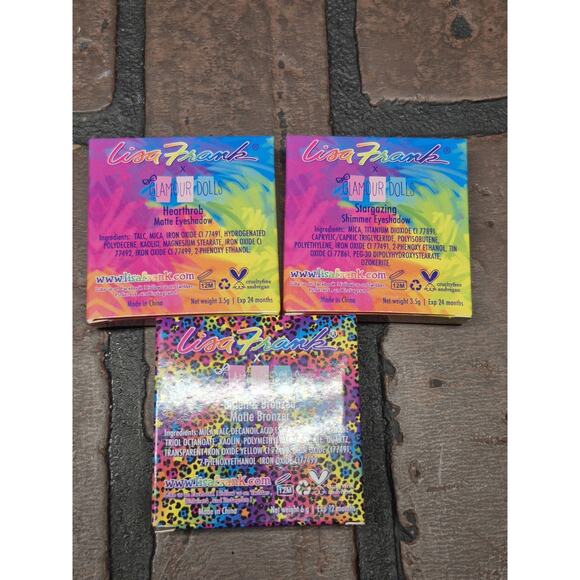Lisa Frank x Glamour Dolls- Bitten And Bronzed- Matte Bronzer And 2 Eyeshadow - Picture 2 of 4